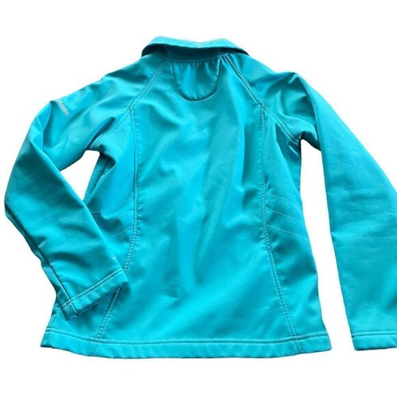 COLUMBIA SPORTSWEAR Blue Softshell Jacket Size Small - Picture 4 of 6